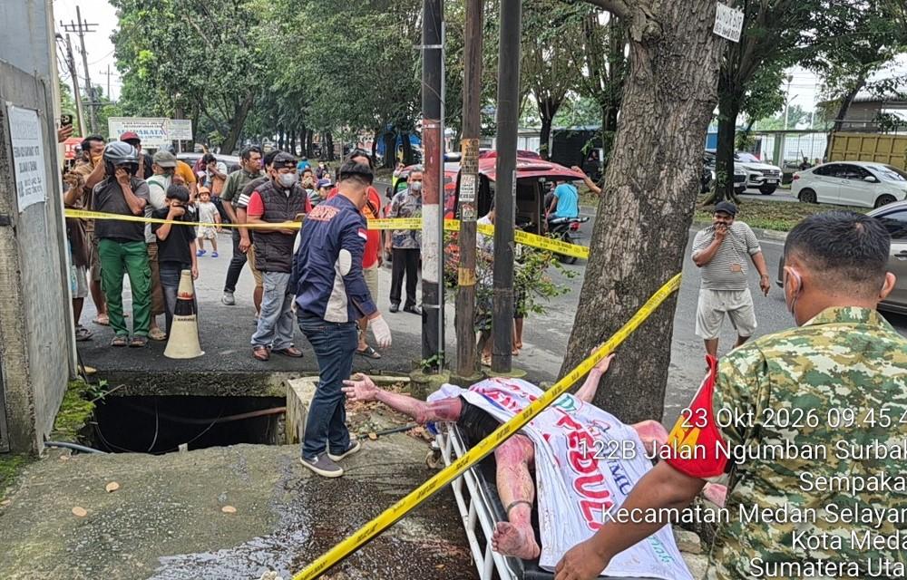 Identifikasi Mayat Pria di Parit Bank Sumut Terkendala Jari Mengelupas
