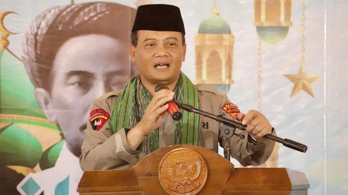 Kapolda Jateng Irjen Pol Ahmad Lutfhi menghadiri 'Halal Bihalal Nahdatul Ulama (NU) dan Muhammadiyah Kabupaten Jepara', bertempat di Hotel Ono Joglo Resort and Convention Jepara, Bandengan Kabupaten Jepara, Minggu (12/5/2024).