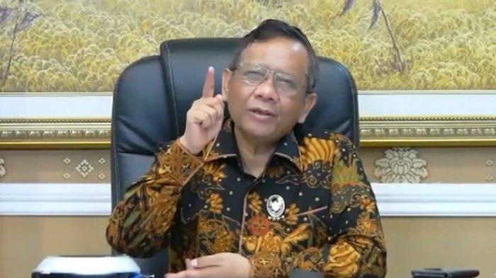 Menteri Koordinator Bidang Politik Hukum dan Keamanan (Menko Polhukam) Mahfud MD.