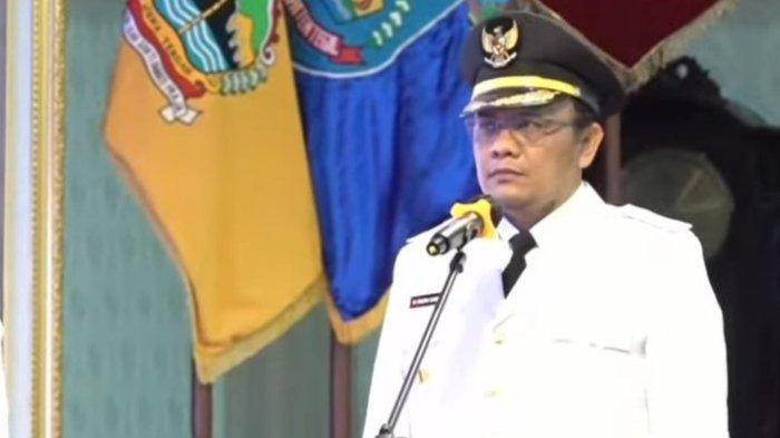 Muhammad Hasan Chabibie, saat dilantik sebagai Pj Bupati Kudus.