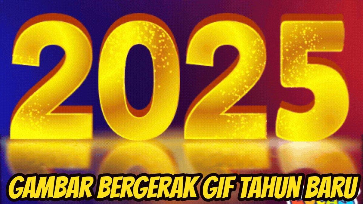 10 Gambar Bergerak GIF Tahun Baru 2025, Cocok Dibagikan ke Facebook