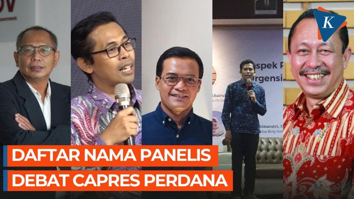 11 Panelis Debat Capres Perdana 12 Desember 2023, Siapa Saja?