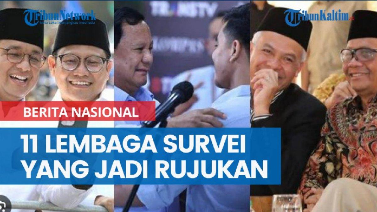 Berikut lembaga-lembaga survei elektabilitas Capres dan Cawapres mana yang paling bisa dipercaya di Pilpres 2024.