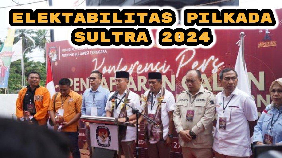 Berikut tiga survei terbaru Pilkada Sulawesi Tenggara. Lukman Abunawas vs Tina Nur Alam vs Andi Sumangerukka vs Ruksamin, siapa calon gubernur terkuat