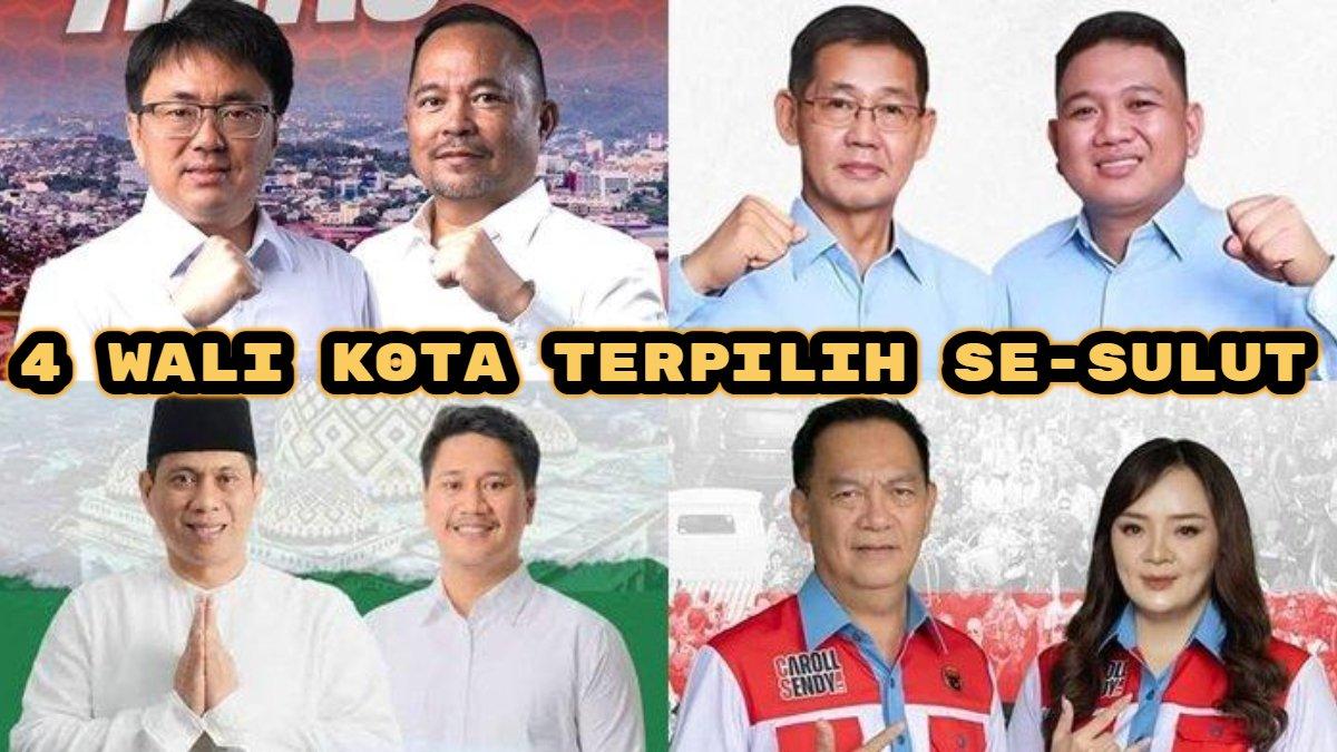 4 Wali Kota terpilih pada Pilkada 2024 di Sulut berpeluang dilantik Maret 2025, Ada Andrei Angouw di Manado dan Hengky Honandar di Bitung.