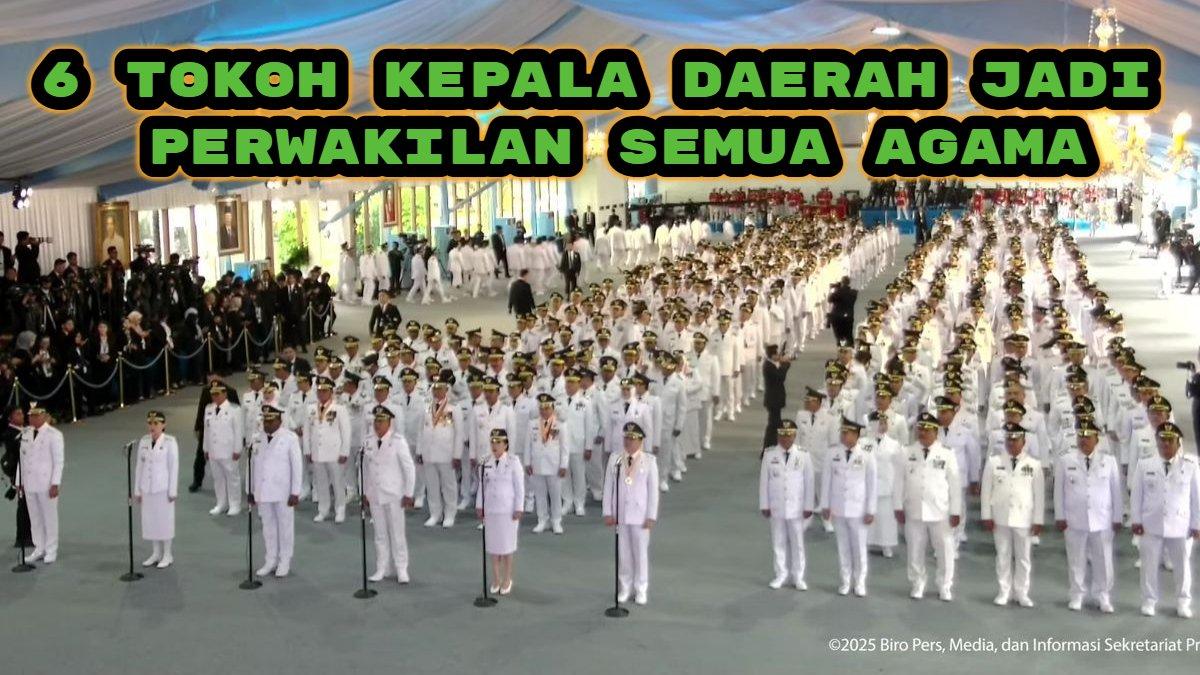 PELANTIKAN KEPALA DAERAH - 961 orang kepala dan wakil kepala daerah bersiap mengikuti pelantikan di Istana, Jakarta, Kamis (20/2/2025). Ada sebanyak 6 tokoh kepala daerah ditunjuk mewakili agama masing-masing akan dilantik secara simbolis oleh Presiden Prabowo Subianto.