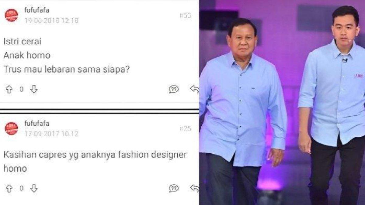 7 fakta akun Fufufafa diduga milik Gibran Rakabuming Raka, memengaruhi hubungan Prabowo Subianto dengan putra sulung Jokowi?