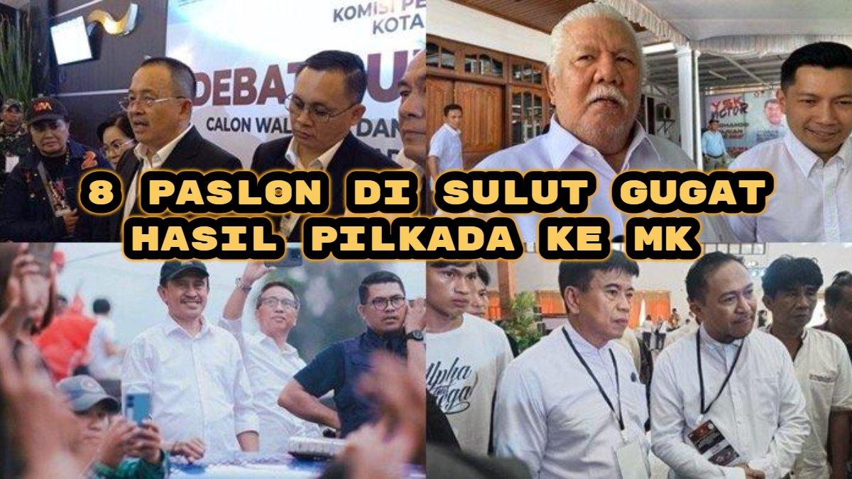 Inilah daftar pasangan calon (paslon) kepala daerah di Provinsi Sulawesi Utara (Sulut) yang mengajukan gugatan ke Mahkamah Konstitusi (MK).