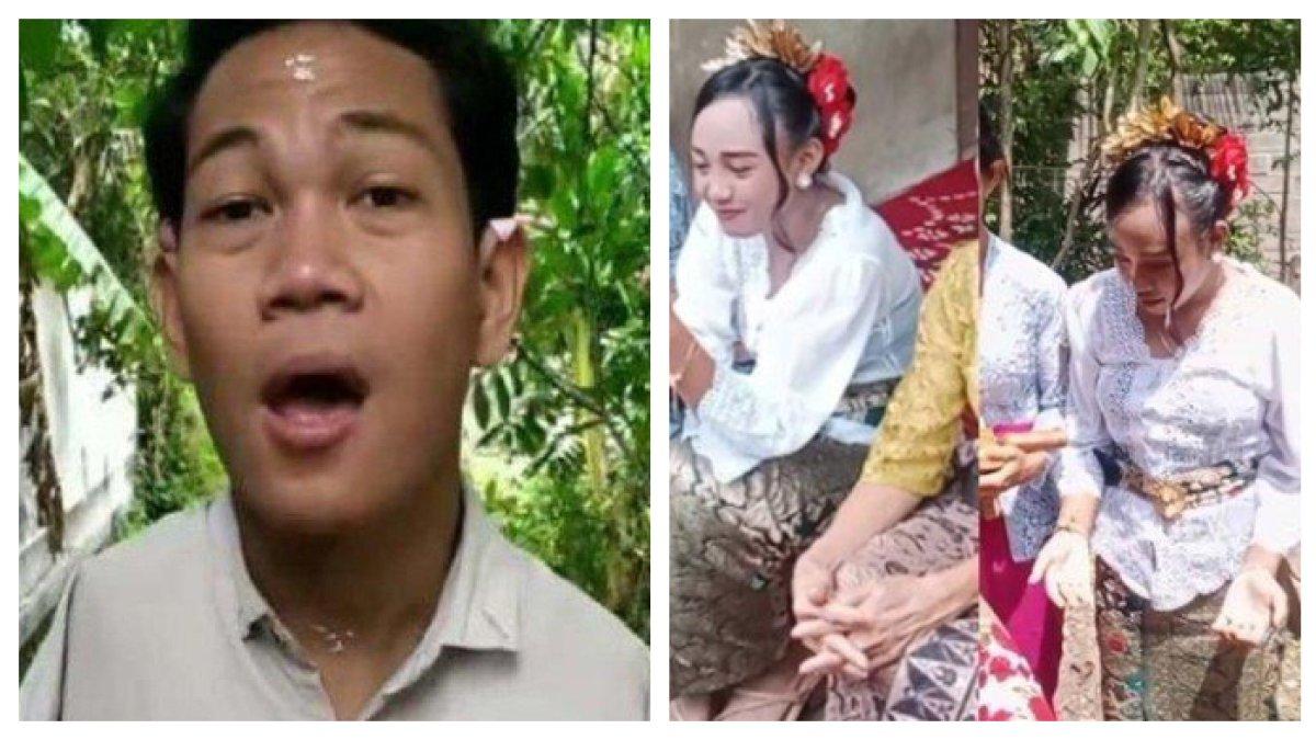 AGUS BUNTUNG MENIKAH - Ni Luh Nopianti, wanita yang dinikahi I Wayan Agus Suartama alias Agus Buntung, terdakwa pelecehan seksual di Mataram, NTB jadi istri