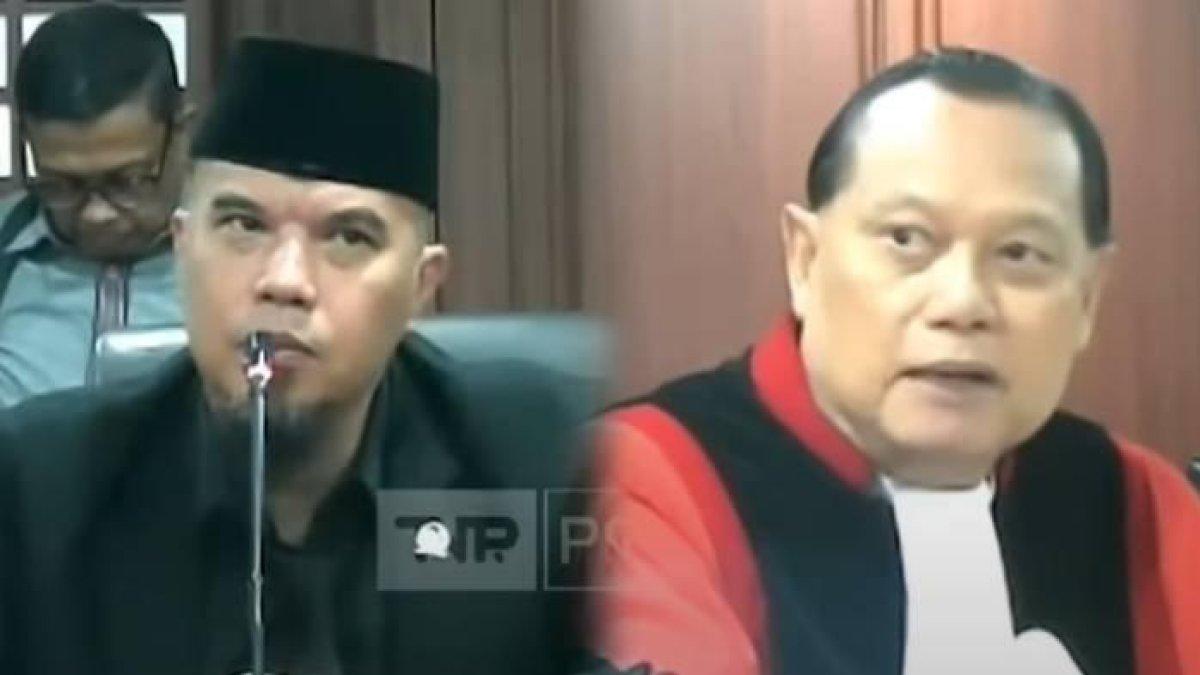 AHMAD DHANI DAN EKS WAKAPOLRI - Mantan Wakapolri Komjen (Purn) Adang Daradjatun menasihati Ahmad Dhani untuk tidak bicara seenaknya sebagai Anggota DPR RI.