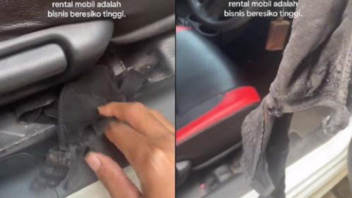 Ada bra tertinggal di pemilik rental mobil di Yogyakarta, milik penyewa sebelumnya, kok bisa tertinggal?