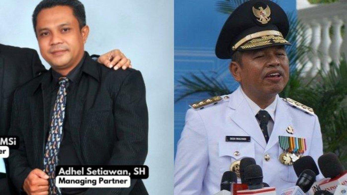 DEDI MULYADI DILAPORKAN - Wali murid bernama Adhel Setiawan (kiri) melaporkan Gubernur Jawa Barat, Dedi Mulyadi (kanan), ke Bareskrim Polri, Kamis (5/6/2025), buntut kebijakan barak militer.