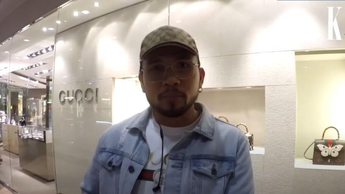 Adik Melaney Ricardo pakai Gucci KW