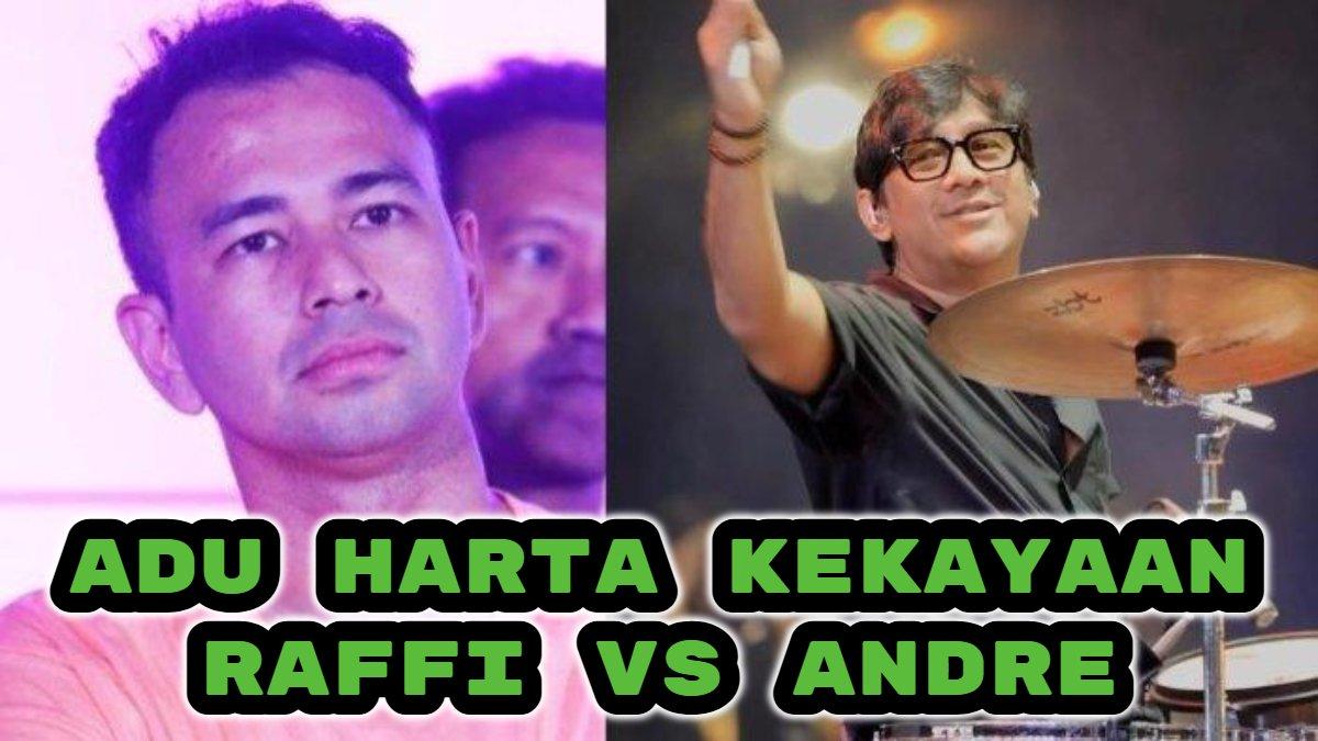 Baru-baru ini Andre Taulani dituding menyinggung Raffi Ahmad soal gelar Doktor Honoris Causa, lantas, siapa terkaya antara dua komedian itu?
