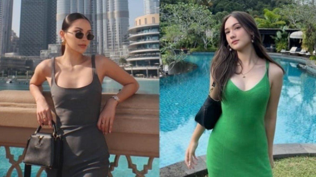 Adu gaya Laura Moane dan Alyssa Daguise