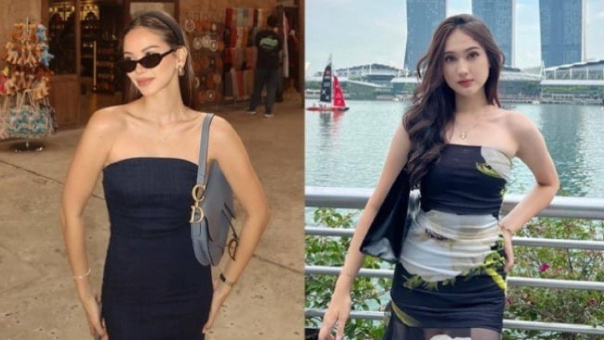 Adu gaya Laura Moane dan Alyssa Daguise