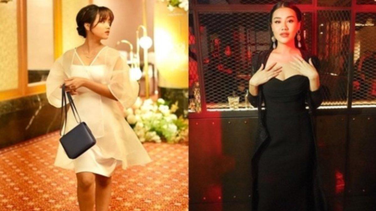 Adu gaya formal dress Fuji dan Aaliyah Massaid