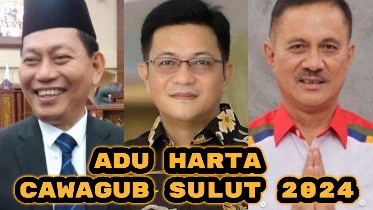 Berikut adu harta kekayaan calon wakil gubernur Sulawesi Utara (Sulut) 2024: Victor Mailangkay VS Hanny Joost VS Denny Tuejeh, siapa paling tajir?