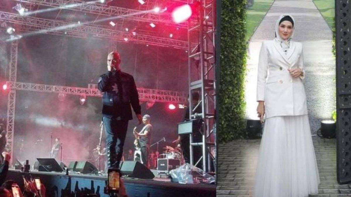 Ahmad Dhani meminta penonton untuk coblos istrinya, Mulan Jameela di Pileg 2024