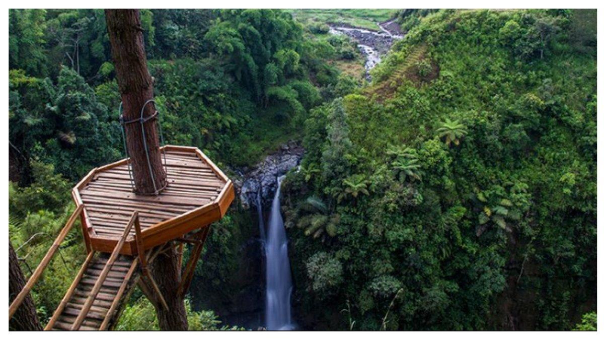 TEMPAT WISATA DI MAGELANG - Air Terjun Kedung Kayang, salah satu destinasi tempat wisata yang wajib dikunjungi saat libur lebaran 2025.