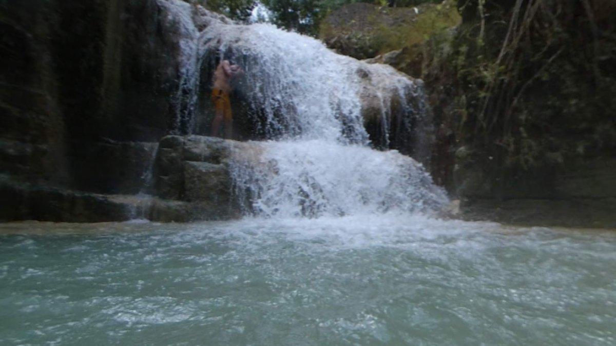 WISATA AIR - Potret Air Terjun Lepo diambil dari Google Street View pada Senin (21/4/2025). Air Terjun Lepo berada di Kabupaten Bantul, Yogyakarta.