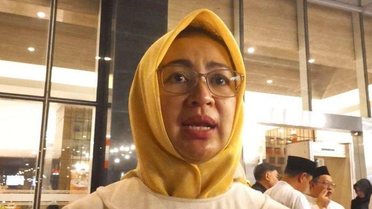 Airin Rachmi di kawasan Serpong, Tangerang Selatan, Senin (5/2/2024).