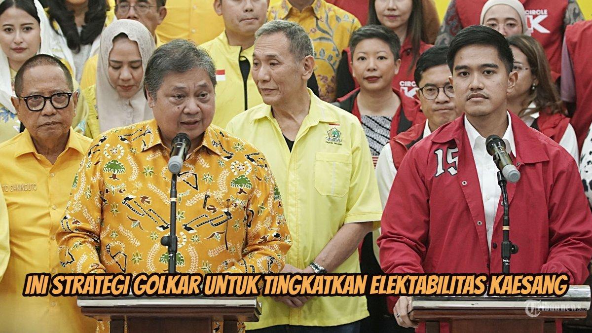 Airlangga Hartarto dan Kaesang Pangarep