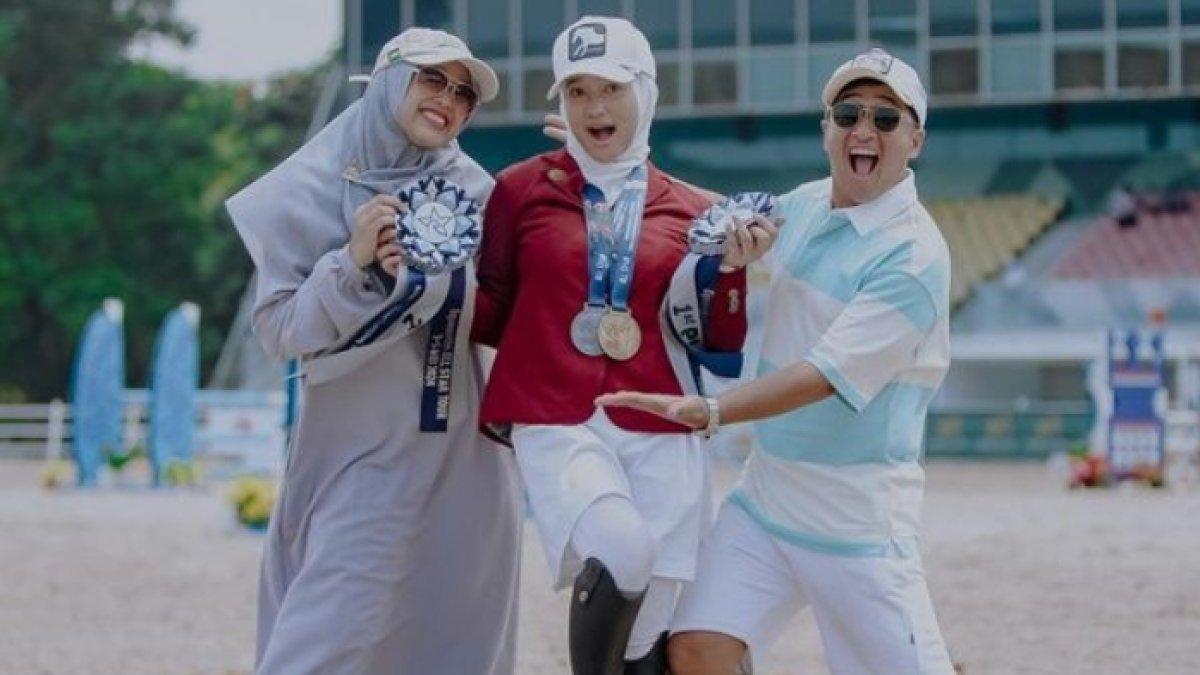 Aisha Maydina Hakim akan berkompetisi dalam cabang olahraga berkuda, equestrian di PON 2024.