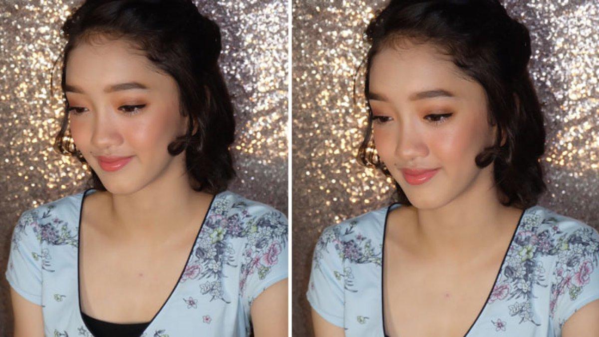 Aisha pakai make up