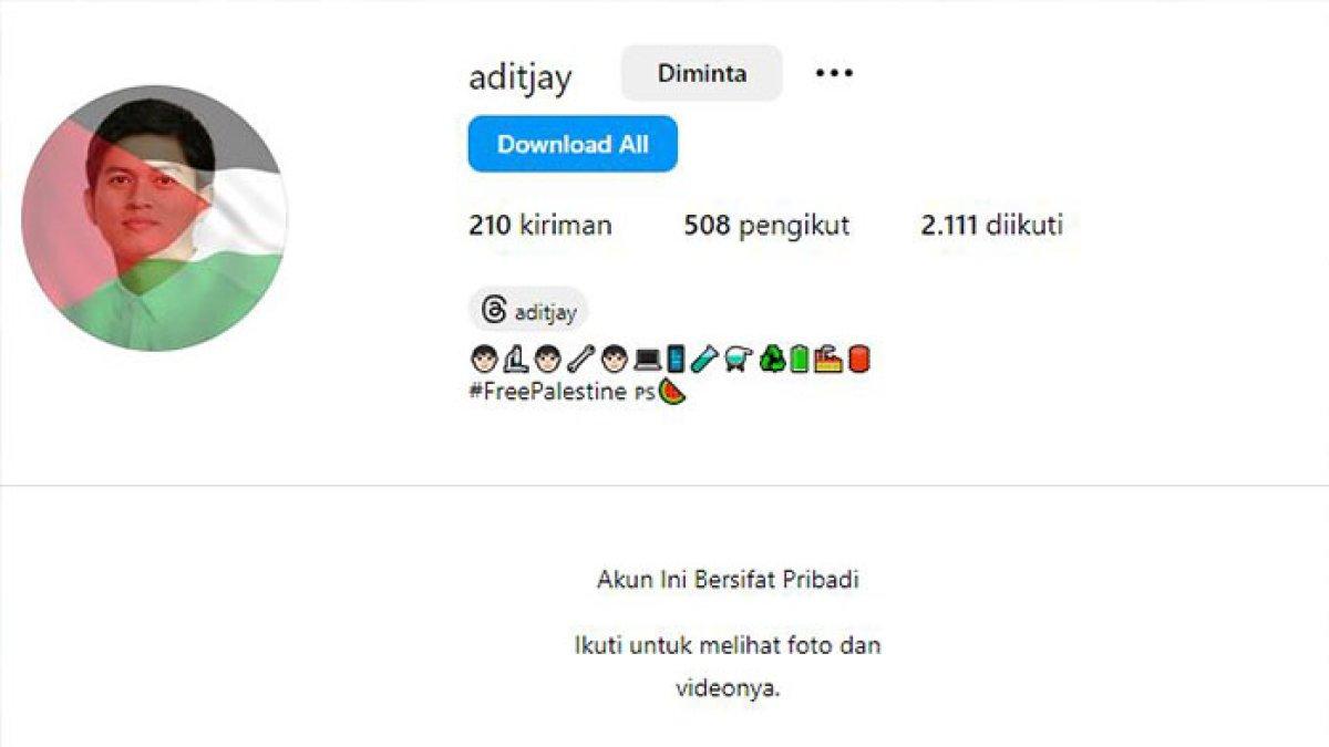 Akun Instagram Adit Jayusman