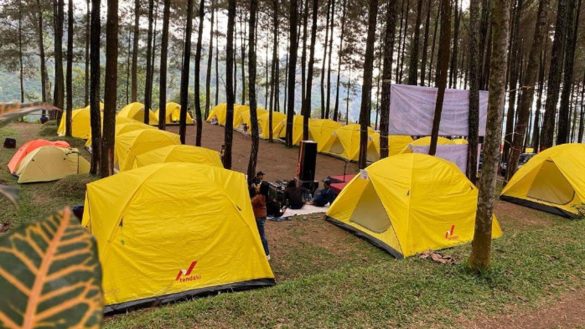 WISATA CAMPING - Potret Alas Veenuz diambil dari Instagram pada Senin (19/5/2025). Alas Veenuz terletak di Trawas, Mojokerto, Jawa Timur.