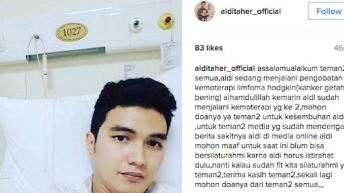 Aldi Taher sewaktu diserang kanker