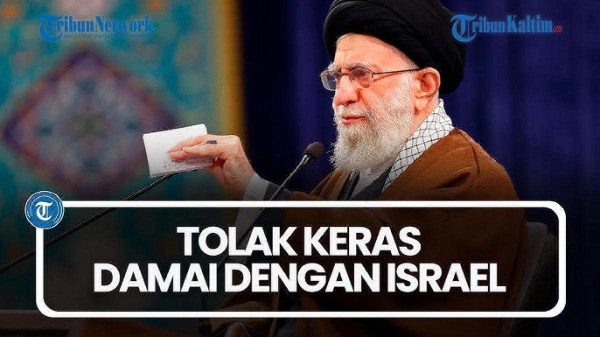 KHAMENEI BUKA SUARA - Ali Khamenei akhirnya buka suara untuk pertama kalinya setelah serangan AS ke Iran, ancam Israel, hukuman akan terus berlanjut.