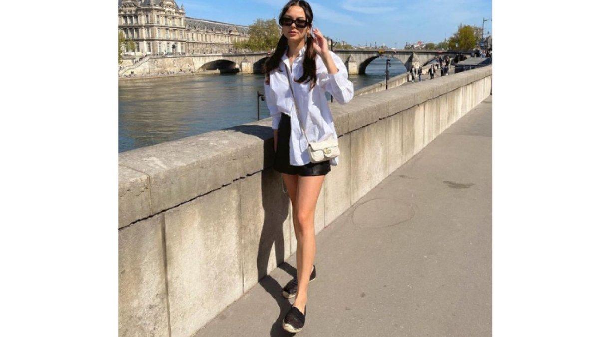 Alyssa Daguise menenteng Gucci