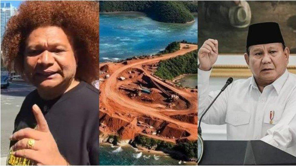 TAMBANG RAJA AMPAT - (Kiri) Anggota Dewan Perwakilan Daerah Republik Indonesia (DPD RI) Paul Finsen Mayor (PFM) dan (Kanan) Presiden Prabowo Subianto. Paul Finsen dalam kesempatannya meminta Presiden Prabowo menintak pemain di balik beradaan tambang nikel di Raja Ampat, singgung sosok kuat dan berpangkat tinggi.