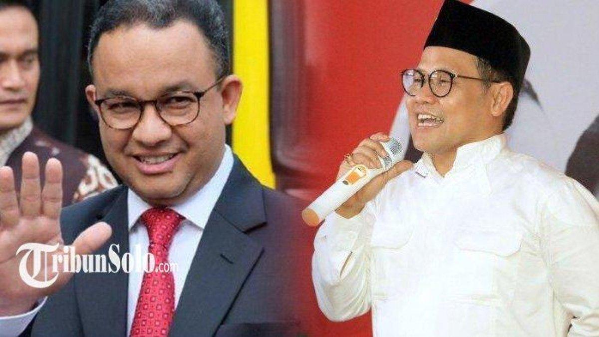 Pasangan Anies Baswedan dan Muhaimin Iskandar