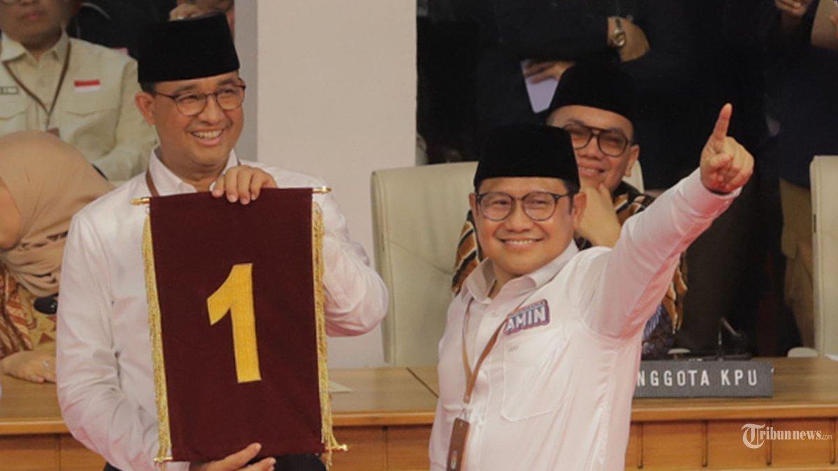 Anies Baswedan dan Muhaimin Iskandar