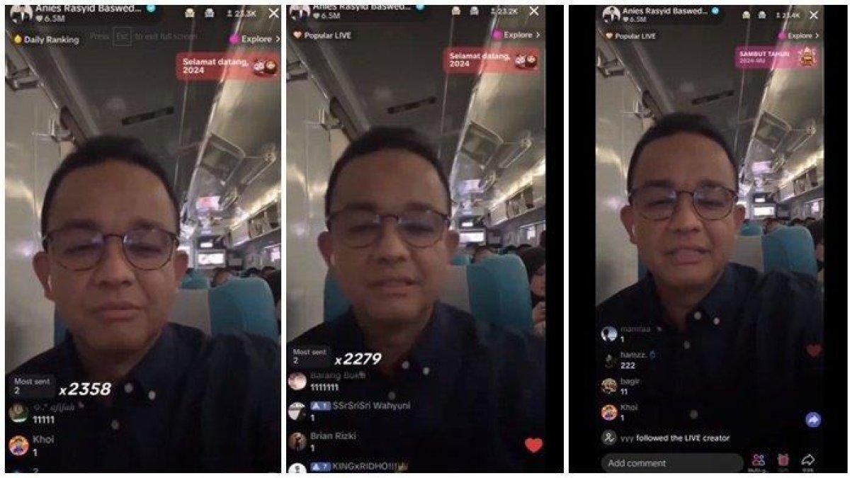Anies Bubble Trending X, Cerita Anies Baswedan Ketagihan Live TikTok