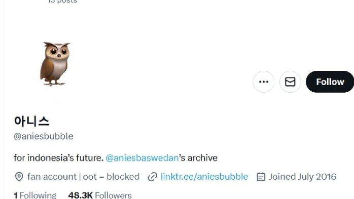 Anies Bubble