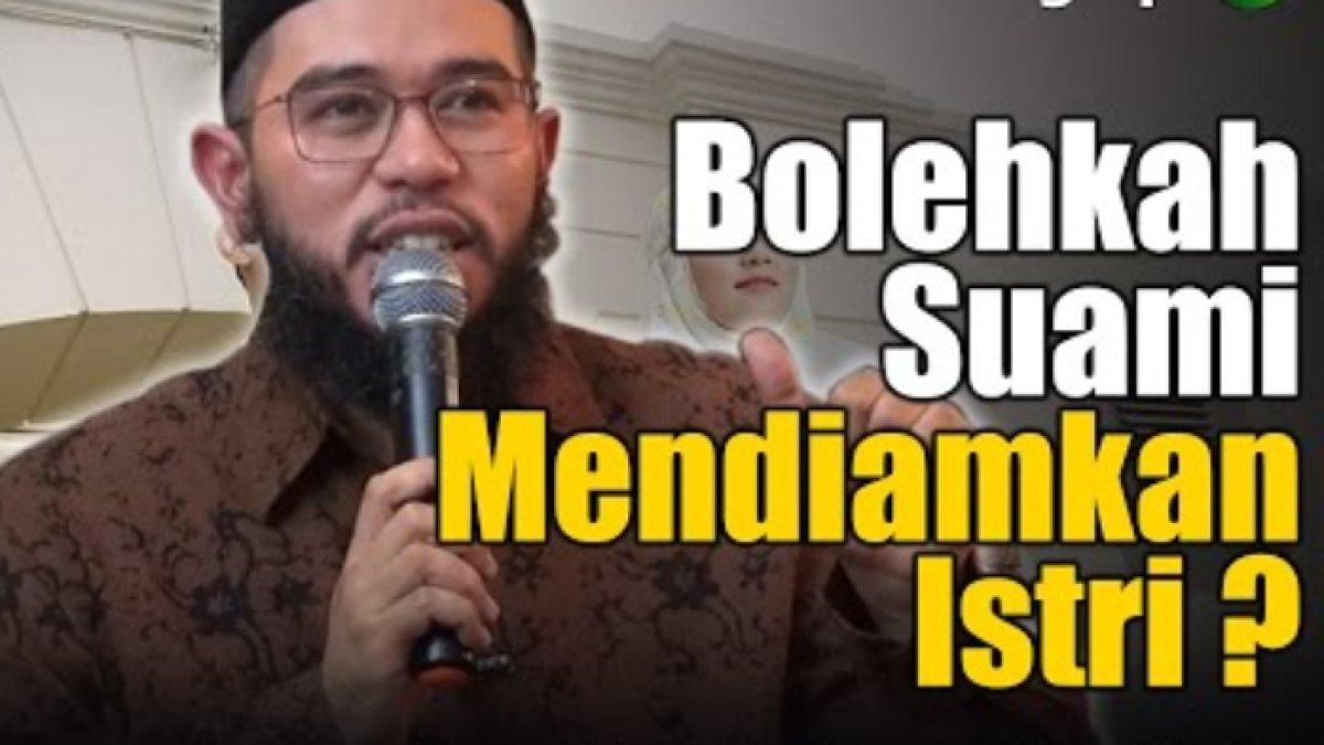 Apakah suami yang mendiamkan istrinya itu termasuk dosa?