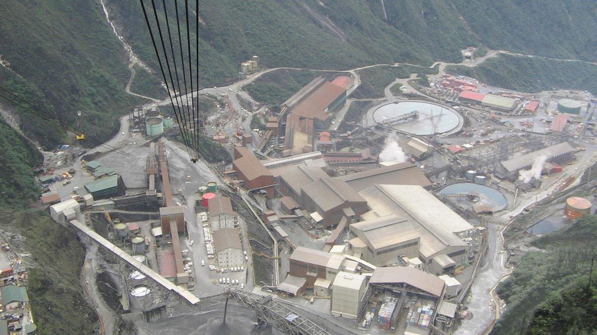Area pertambangan milik PT Freeport Indonesia di Timika, Papua.