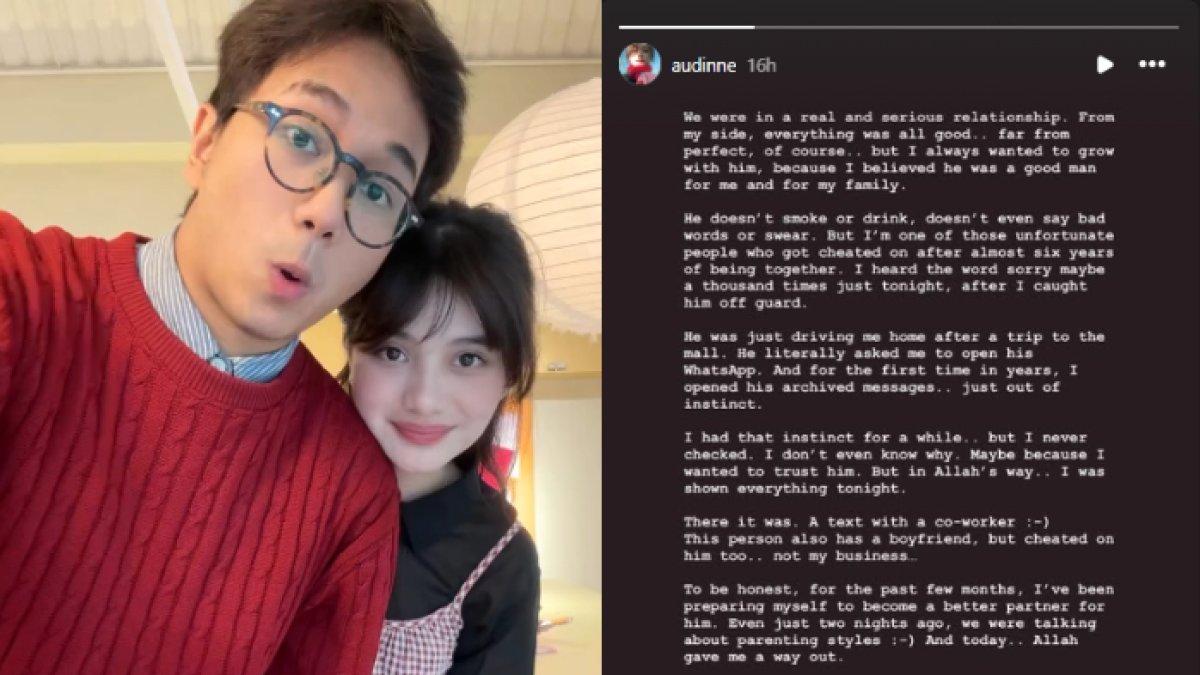 ARIEF MEIVIO SELINGKUH - Potret Arief Meivio dan Audinna diambil dari Instagram pada Senin (2/6/2025). Arief Meivio selingkuh di belakang Audinna.