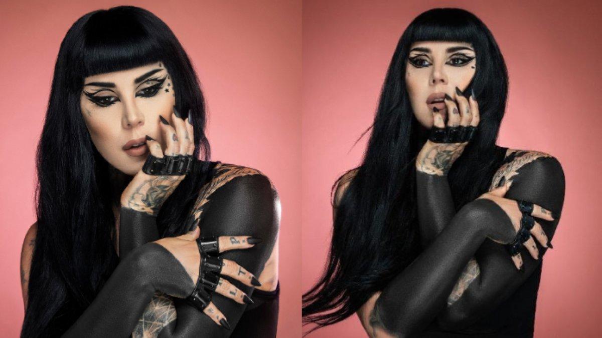 Sosok Kat Von D, artis yang mentato hampir seluruh bagian tubuhnya setelah memilih tobat dari ilmu perdukunan
