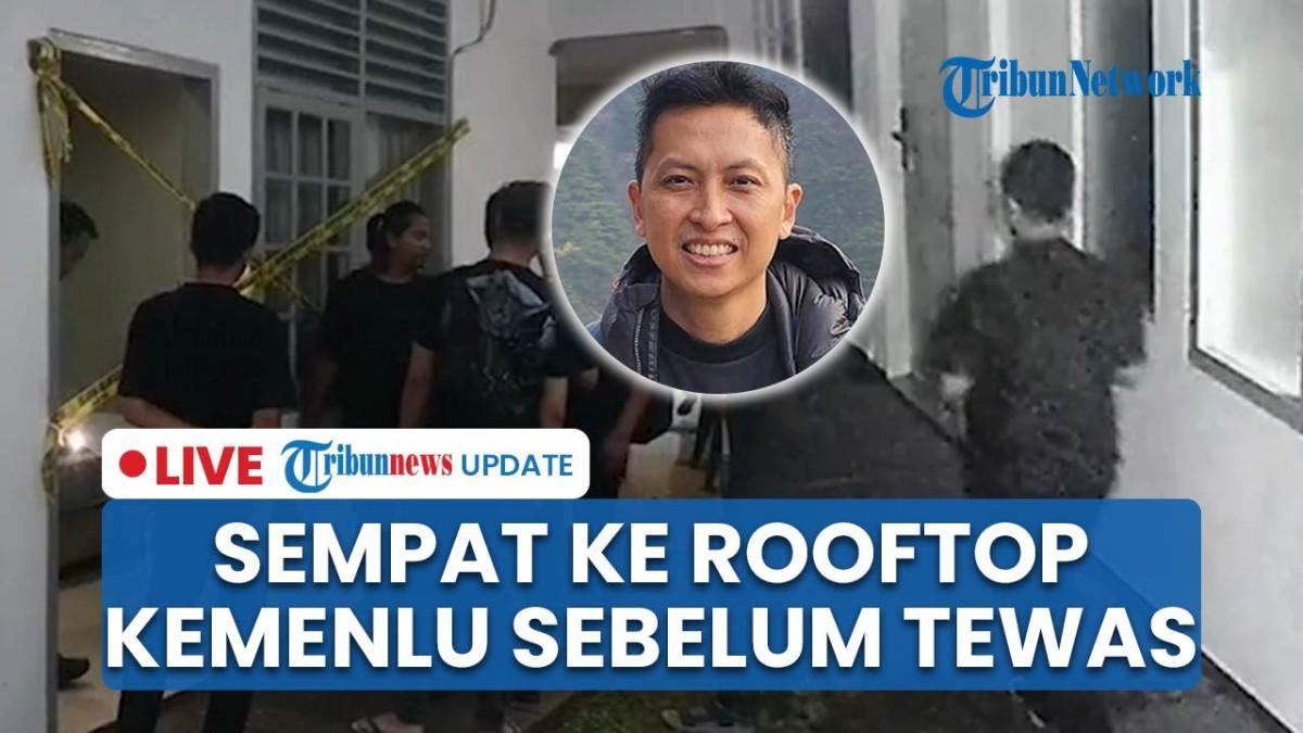 DIPLOMAT TEWAS MISTERIUS - Capture YouTube Tribunnews menampilkan sosok Arya Daru. Arya Daru sempat naik ke rooftop kantor, tinggalkan barang belanjaan