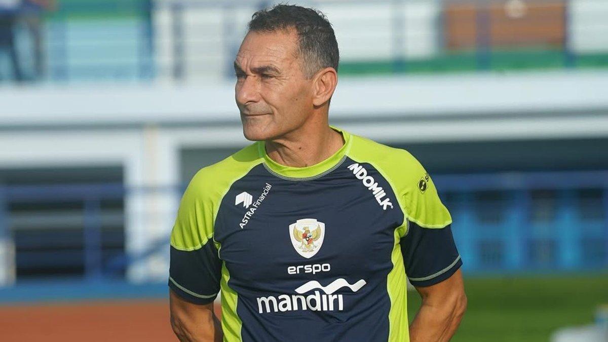 SOSOK PELATIH - Asisten pelatih Timnas Indonesia Gerald Vanenburg, yang juga akan mengepalai Timnas U23 Indonesia.