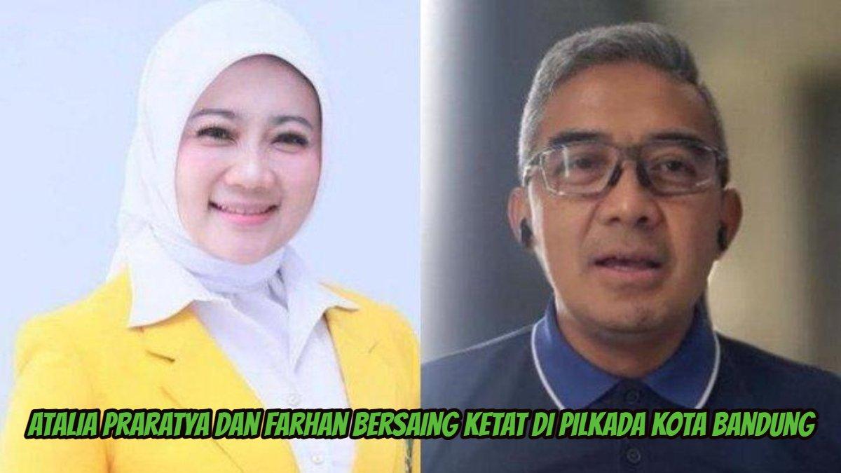 Atalia Praratya dan Farhan bersaing ketat di Pilkada Kota Bandung