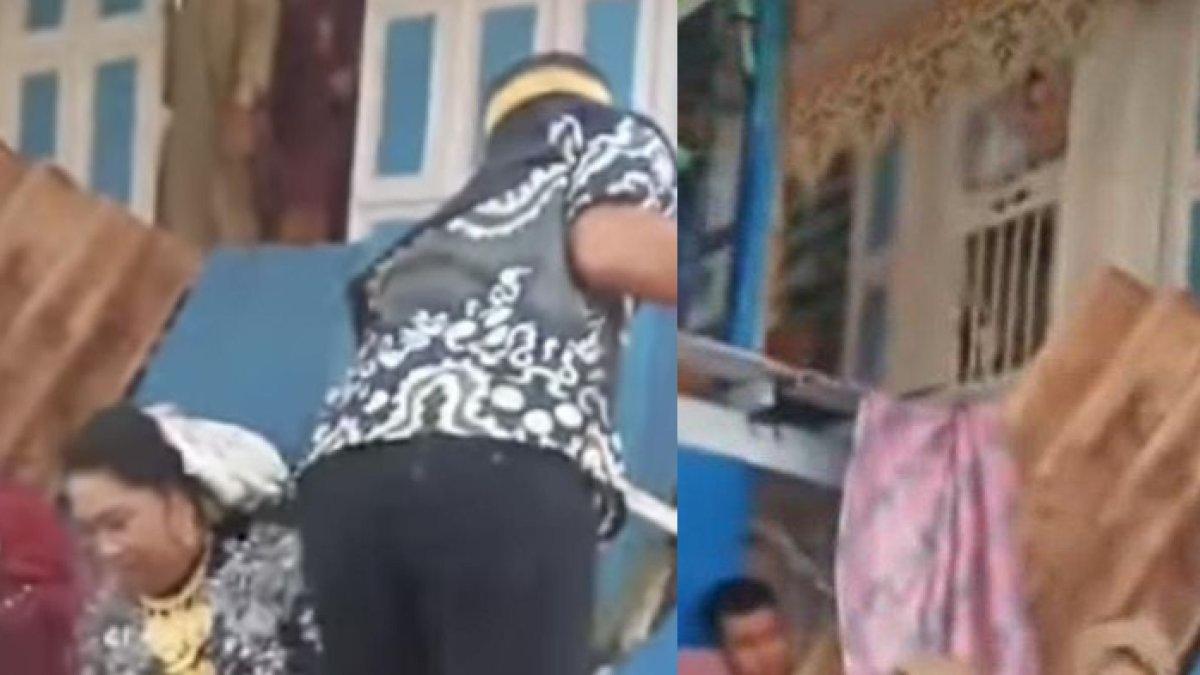 Awalnya khidmat, namun seusai ijab kabul pernikahan ini berubah menjadi petaka, teras rumah pengantin ambruk, tamu luka-luka