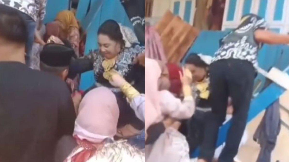 Awalnya khidmat, namun seusai ijab kabul pernikahan ini berubah menjadi petaka, teras rumah pengantin ambruk, tamu luka-luka
