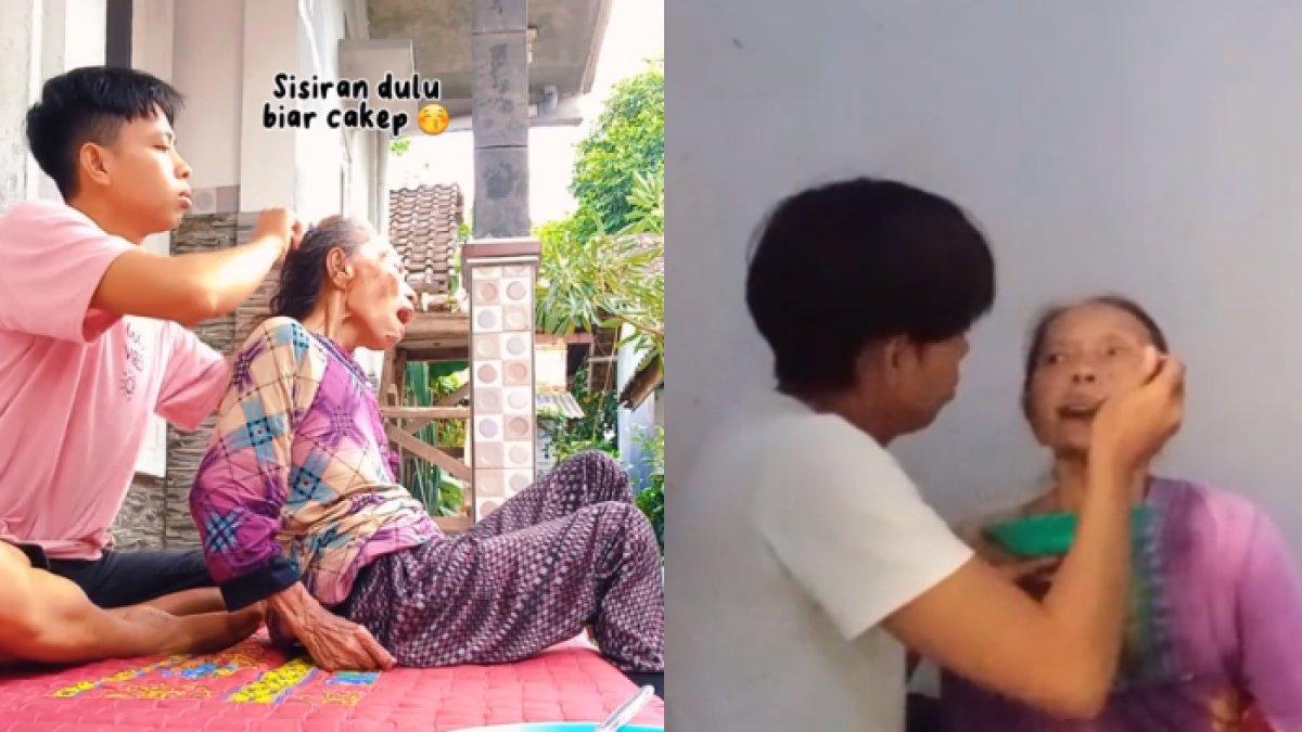 Ayahnya meninggal, pemuda ini harus rela merawat ibunya yang sudah pikun dan bibinya yang kini lumpuh, bikin terharu.