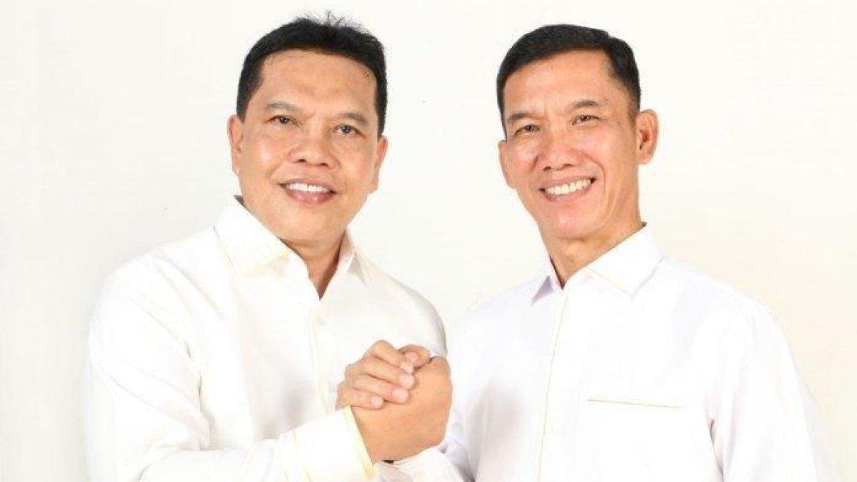 SOSOK BUPATI - Azhari (kiri) dan Bambang ASB (Kanan). Profil, Biodata dan Kekayaan Cabup Azhari Menang Hasil Quick Count Pilbup Lebong 2024.